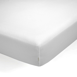PRZEŚCIERADŁO Z GUMKĄ QUTUN BIAŁE 200X200 CM