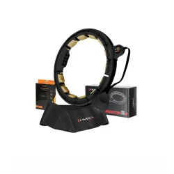 HULA HOOP HHM13 Z OBCIĄŻENIEM I LICZNIKIEM + PAS HMS