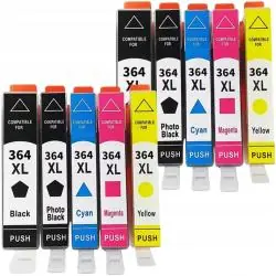 TUSZE ZAMIENNIKI HP 364 XL 10 SZT DO DESKJET 3070A PHOTOSMART 5510