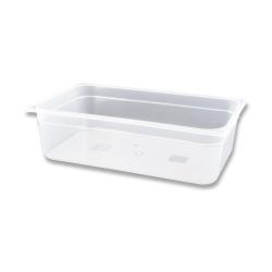 POJEMNIK GASTRONOMICZNY PRZEZROCZYSTY GN 1/2 325X265X100 MM SZRON PP 6,5 L