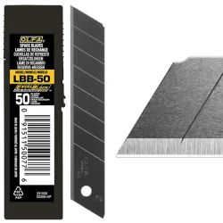 OSTRZE ODŁAMYWANE OLFA LBB-50 EXCEL BLACK DO NOŻY 18 MM 50 SZTUK
