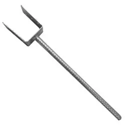 PODSTAWA SŁUPA DO WMUROWANIA KOTWA DO BETONU DOMAX PS90U/500 91 MM OCYNK M22