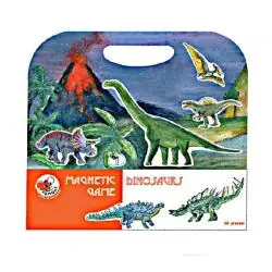 UKŁADANKA GRA MAGNETYCZNA DINOZAURY