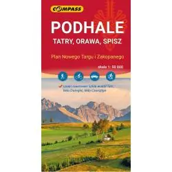 PODHALE, TATRY, ORAWA, SPISZ 1:50 000