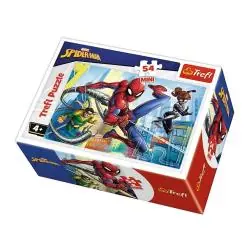 PUZZLE MINI SPIDER-MAN 3 CZAS NA SPIDER-MANA 54 ELEMENTY TREFL 4+