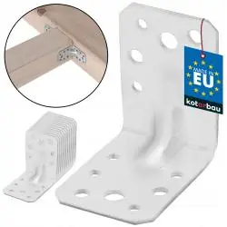 KĄTOWNIK WZMOCNIONY CIESIELSKI 60X60X45 MM DO DREWNA 12 SZTUK