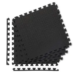 MATA OCHRONNA HMS MP12 PUZZLE POD SPRZĘT SIŁOWY 122X122 CM CZARNA