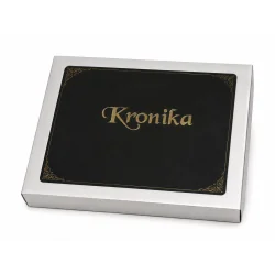 CZARNA KRONIKA A3 POZIOMA SZYTA ZE ZŁOTYM NAPISEM