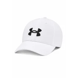 CZAPKA Z DASZKIEM UNDER ARMOUR BIAŁA Z CZARNYM LOGO