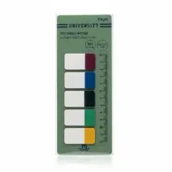 ZAKŁADKI INDEKSUJĄCE KAYET Z LINIJKĄ 44X22 MM 100 SZTUK