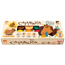 FARBY PLAKATOWE WIKAM CAPYBARA 12 KOLORÓW PO 20 ML