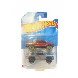 SAMOCHODZIKI HOT WHEELS 2-PAK METAL PLASTIK RUCHOME KÓŁKA MATTEL 3+