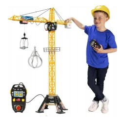 MEGA DŹWIG ŻURAW 120 CM STEROWANY PILOTEM CONSTRUCTION DICKIE TOYS 3+