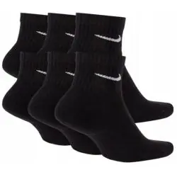 NIKE EVERYDAY CUSHION ANKLE SKARPETY CZARNE DRI-FIT BAWEŁNA ROZMIAR 42-46