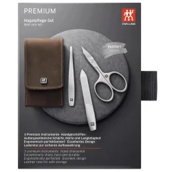 ZESTAW PODRÓŻNY DO PAZNOKCI ZWILLING TWINOX W SKÓRZANYM ETUI