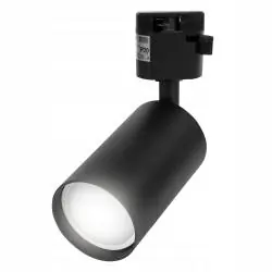 CZARNY REFLEKTOR SZYNOWY LEDLUX LX 8474 DO INSTALACJI SZYNOWEJ