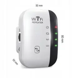 WZMACNIACZ WIFI REPEATER 300MB/S 2.4GHZ 2 TRYBY AP WPS LAN LV-WR03