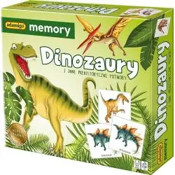 MEMORY DINOZAURY GRA RODZINNA ADAMIGO 5+