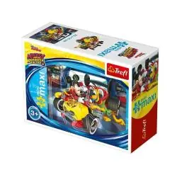 PUZZLE TREFL MINIMAXI 20 ELEMENTÓW WYŚCIGI TERENOWE MICKEY ROAD RACERS