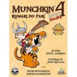 GRA MUNCHKIN 4 RUMAKI DO PAKI BLACK MONK 10+