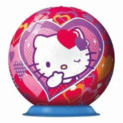 PUZZLE 3D KULISTE HELLO KITTY 108 ELEMENTÓW RAVENSBURGER 7+