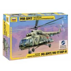 MODEL ŚMIGŁOWCA MI-17 1:72 DO SKLEJANIA 178 ELEMENTÓW ZVEZDA