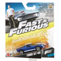 FAST & FURIOUS FORD GT-40 AUTO KOLEKCJONERSKIE 1:64 MATTEL 3+