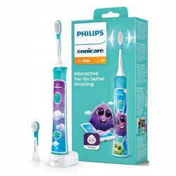 SZCZOTECZKA SONICZNA PHILIPS FOR KIDS HX6322/04 3+ 7+ NAKLEJKI ŁADOWARKA