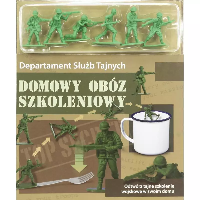 DOMOWY OBÓZ SZKOLENIOWY + FIGURKI ŻOŁNIERZY