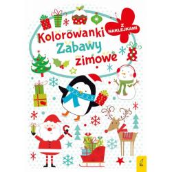 KOLOROWANKA Z WYKROJNIKIEM ZABAWY ZIMOWE