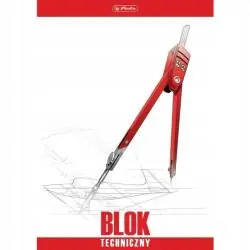 BLOK TECHNICZNY BIAŁY 10 KARTEK HERLITZ A4