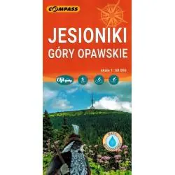 JESIONIKI, GÓRY OPAWSKIE 1:50 000. LAMINOWANA MAPA TURYSTYCZNA