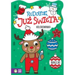 RUDOLFIE JUŻ ŚWIĘTA! KOLOROWANKA