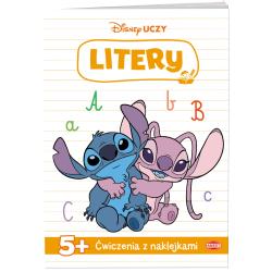 DISNEY UCZY. STITCH LITERY ĆWICZENIA Z NAKLEJKAMI 5+