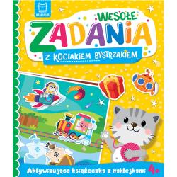 WESOŁE ZADANIA Z KOCIAKIEM BYSTRZAKIEM. AKTYWIZUJĄCA KSIĄŻECZKA Z NAKLEJKAMI