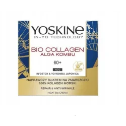 BIO COLLAGEN NAPRAWCZY KREM NA ZMARSZCZKI NA NOC 50 ML YOSKINE 60+