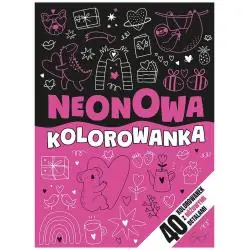 NEONOWA KOLOROWANKA. RÓŻOWA