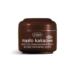 MASŁO KAKAOWE KREM PRZECIWZMARSZCZKOWY CERA SUCHA NORMALNA 50 ML ZIAJA