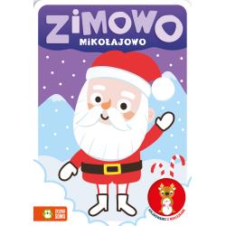 ZIMOWO MIKOŁAJOWO. KOLOROWANKI Z NAKLEJKAMI