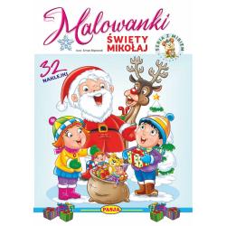 ŚWIĘTY MIKOŁAJ. MALOWANKI Z NAKLEJKAMI