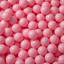 PIŁECZKI DO SUCHEGO BASENU KIDDYMOON 100 SZT 6 CM PUDROWY RÓŻ