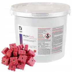 TRUTKA NA MYSZY I SZCZURY MURIN FORTE VEBI KOSTKA 5 KG