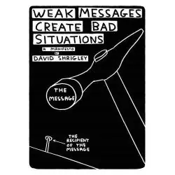 WEAK MESSAGES CREATE BAD SITUATION: A MANIFESTO