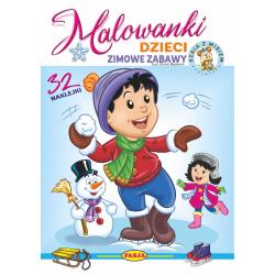 ZIMOWE ZABAWY. MALOWANKI