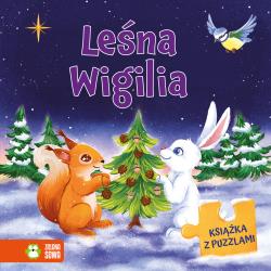LEŚNA WIGILIA. KSIĄŻKA Z PUZZLAMI