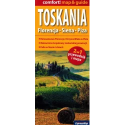 TOSKANIA. 2 W 1 PRZEWODNIK I MAPA