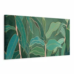 OBRAZ NA ŚCIANĘ NA PŁÓTNIE AKUSTYCZNY 135X45 CM EGZOTYCZNE WIDOKI