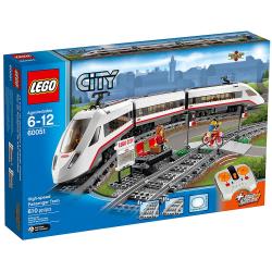 SUPERSZYBKI POCIĄG OSOBOWY LEGO CITY 60051 II GATUNEK
