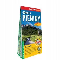 GORCE I PIENINY. LAMINOWANA MAPA TURYSTYCZNA 1:50 000