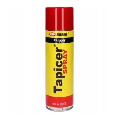 KLEJ TAPICER SPRAY 500 ML W AEROZOLU DO TAPICERKI TKANIN GĄBKI